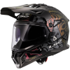 LS2 MX702 Pioneer II Rangi enduro motoros bukósisak fekete