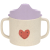 Lässig Sippy Cup PP/Cellulose Happy Rascals Heart lavender (4066239131485)