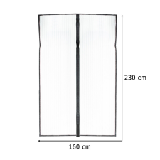  LUARO ajtó mágneses háló tömör mágnes 160x230cm szúnyogháló
