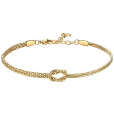LUCA BARRA Ip Gold Steel Bracelet With Knot karkötő