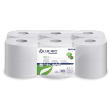 LUCART Eco toalettpapír, 2 rétegű 19cm fehér (812200) higiéniai papíráru
