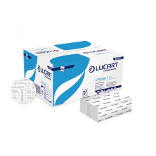LUCART Kéztörlő 2 rétegű Z hajtogatású hófehér 200 lap/csomag 15 csomag/karton Strong Z 20 Lucart_864051A tisztító- és takarítószer, higiénia