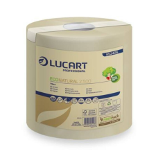 LUCART Kéztörlő, tekercses, 2 rétegű, LUCART, EcoNatural 2.500, havanna barna (UBC54) higiéniai papíráru
