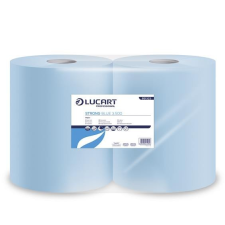 LUCART Kéztörlő, tekercses, 3 rétegű, LUCART, "Strong Blue 3500" kék higiéniai papíráru
