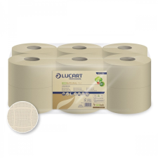 LUCART Lucart ECO Natural Mini közületi toalettpapír 19cm 160m 2 rétegű 12 tekercs/zsugor 40 zsugor/raklap higiéniai papíráru