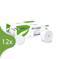 Lucart Professional Lucart Identity Autocut Eco 900 ID laponkénti adagolású WC papír - 2 rétegű, fehér, 202m (Karton - 12 tekercs) higiéniai papíráru