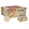 LUCART "Z" hajtogatott kéztörlő, kétrétegű, Fiberpack papír, barna I 18 csomag/karton