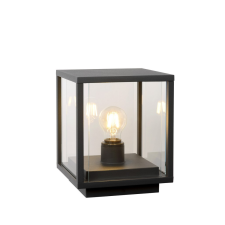 Lucide Claire antracit-átlátszó kültéri asztali lámpa (LUC-27883/25/30) E27 1 izzós IP54 kültéri világítás