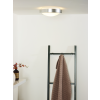 Lucide Fresh króm-fehér fürdőszobai mennyezeti lámpa (LUC-79158/01/12) E27 1 izzós IP44