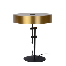 Lucide Lucide fekete-arany asztali lámpa (LUC-30570/02/02) E27 2 izzós IP20 világítás