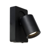 Lucide Nigel fekete fali spotlámpa (LUC-09929/06/30) GU10 (ES111) 1 izzós IP20