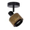 Lucide Rafa fekete-bronz mennyezeti spotlámpa (LUC-77980/01/30) E14 1 izzós IP20