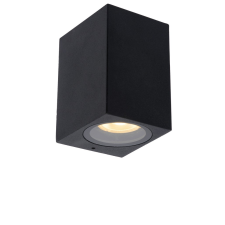 Lucide Zaro fekete kültéri fali lámpa (LUC-69800/01/30) GU10 1 izzós IP44 kültéri világítás