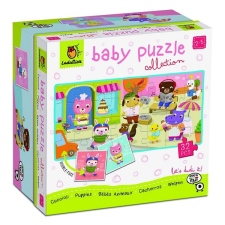 Ludattica Kisállatok kétoldalas puzzle a legkisebbeknek, 32 darabos puzzle, kirakós