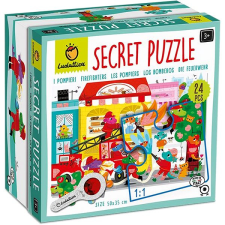 Ludattica - Secret Puzzle s lupou, Hasiči puzzle, kirakós