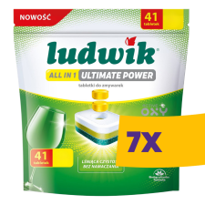 Ludwik All in 1 Ultimate Power mosogatógép tabletta 41db (Karton - 7 csomag) tisztító- és takarítószer, higiénia