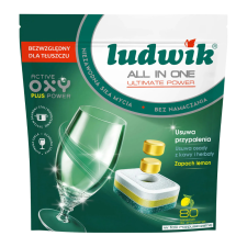 Ludwik All in 1 Ultimate Power mosogatógép tabletta 80db tisztító- és takarítószer, higiénia