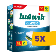 Ludwik Classic mosogatógép tabletta 55db (Karton - 5 csomag) tisztító- és takarítószer, higiénia