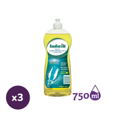 Ludwik mosogatógép citrom illattal öblítő (3x750ml) tisztító- és takarítószer, higiénia
