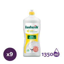 Ludwik mosogatószer citrom illattal (9x1350g) tisztító- és takarítószer, higiénia