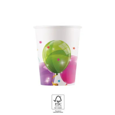 Lufis Sparkling papír pohár 8 db-os 200 ml FSC party kellék