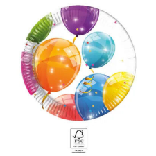 Lufis Sparkling papírtányér 8 db-os 20 cm FSC party kellék