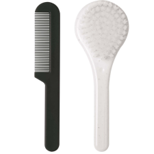  LUMA Fésű és hajkefe Speckles White babaápolási kellék