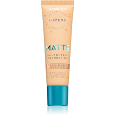LUMENE Matte Oil-Control fluid make-up kombinált és zsíros bőrre árnyalat 4 Warm Honey 30 ml smink alapozó