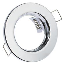 LUMILED ARDALI Süllyesztett, fix, kerek halogén lámpatest, króm, lemezacél, MR16, GU10 világítás