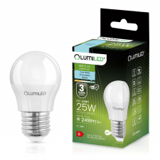 LUMILED Żarówka LED E27 P40 2,5W = 25W 249lm 6500K Zimna 180° LUMILED izzó