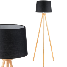 LUMILED Clara Lumiled E27 háromlábú asztali lámpa ernyővel, fekete, állítható magasságú világítás