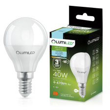 LUMILED E14 P40 LED izzó 5W = 40W 470lm 6500K Hideg 180° LUMILED izzó