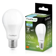 LUMILED E27 A60 LED izzó 8W = 60W 806lm 6500K Hideg 260° LUMILED izzó