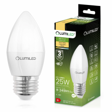 LUMILED E27 B35 LED izzó 2.5W = 25W 249lm 3000K Meleg 180° LUMILED izzó