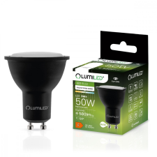 LUMILED GU10 LED izzó 6W = 60W 580lm 4000K semleges 120° fekete LUMILED izzó