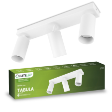LUMILED Mennyezeti lámpa SPOT TUBA Reflektor Halogén lámpatest 3x GU10 TABULA LUMILED világítás