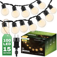LUMILED Outdoor Garden Girland fénylánc 16m 100x LED 3000K NESSA LUMILED kültéri világítás