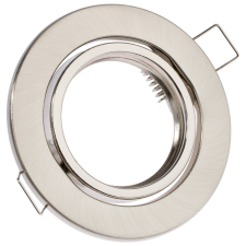 LUMILED Süllyesztett HALOGÉN lámpatest, Mozgatható, Kerek, AURELI, Szatén, Lemezlemez, MR16, GU10 világítás