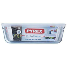 LUMINARC Pyrex Cook&Freeze; tégl. sütőtál+műa.tető, 25X19X8 cm, 2,6 liter, 203231 konyhai eszköz