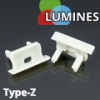  Lumines Alu profil eloxált (Type-Z) végzáró (szürke)