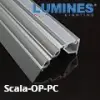 Lumines Scala - Lépcsővilágításhoz alu LED profil ezüst - opál burával