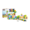 Luna Blocks: Gyümölcsvonat építőjáték 54db-os szett