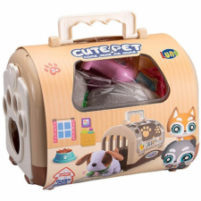 Luna Cute Pet kiskutya hordozóban 12db-os játékszett játékfigura
