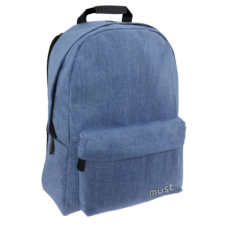 Luna Must Jean kék iskolatáska hátizsák 42x32x17cm iskolatáska