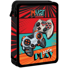 Luna : Must Team Let's play gamer mintás 2 szintes töltött tolltartó tolltartó