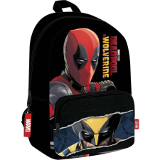 Luna : Must Team Marvel Deadpool és Rozsomák lekerekített iskolatáska, hátizsák 29x17x41cm iskolatáska