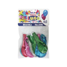 Luna Party Metál Lufik - 12 db - 27 cm party kellék