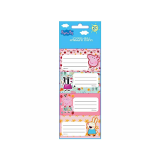 Luna : Peppa malac füzetcímke 20db-os csomag füzetcímke