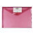 Luna Piros áttetsző irattartó mappa A/4