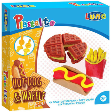 Luna Plastelito Hot-Dog és Gofri gyurmaszett formákkal gyurma